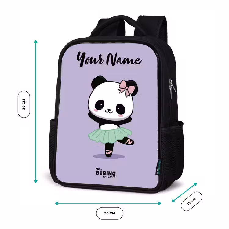 Kawai - Ballet - Panda Rugzak - Zwart middel -productfoto_formaten
