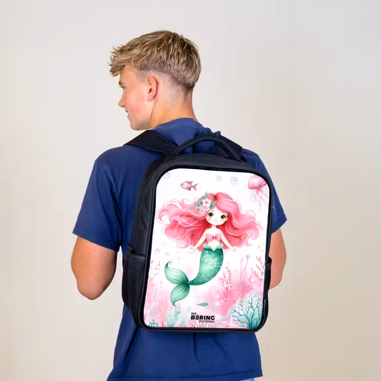 Serena schelpenkind Rugzak - Zwart middel -sfeer8