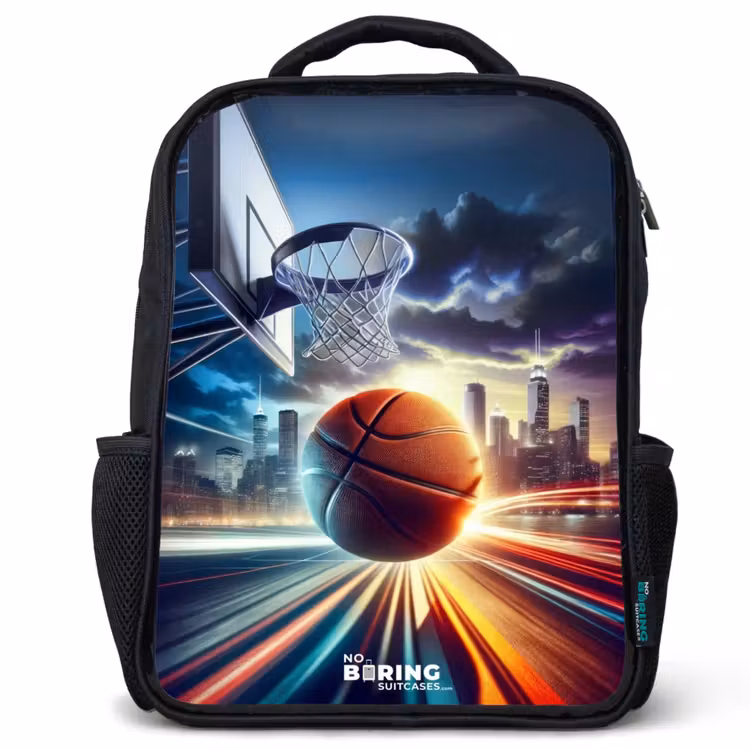 Slam dunk Rugzak - Zwart middel -3d