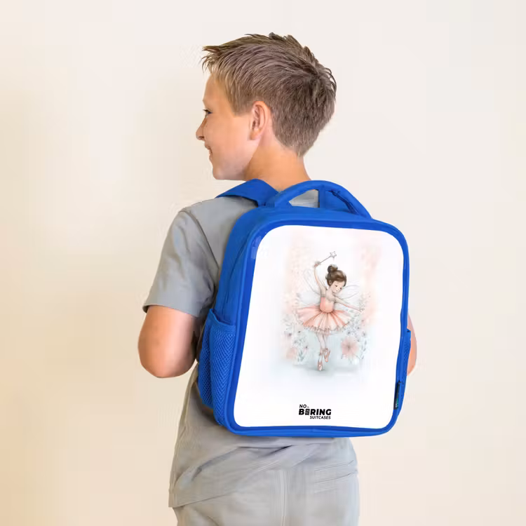 Ballerina - Elf - Fee Kinderrugzak - Blauw middel -sfeer2