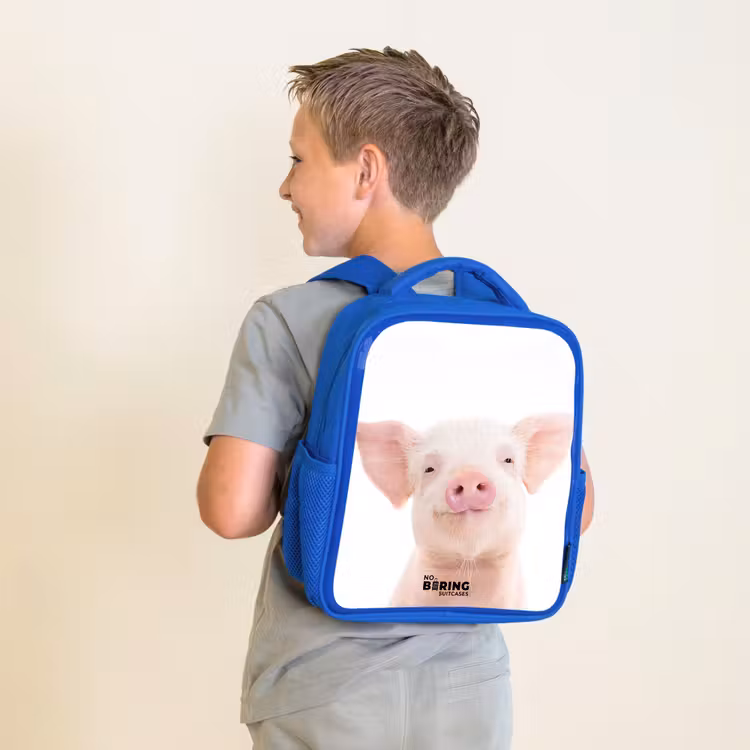 Binky Big Kinderrugzak - Blauw middel -sfeer2
