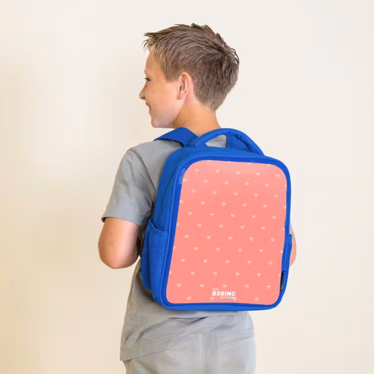 Hartendief Kinderrugzak - Blauw middel -sfeer2