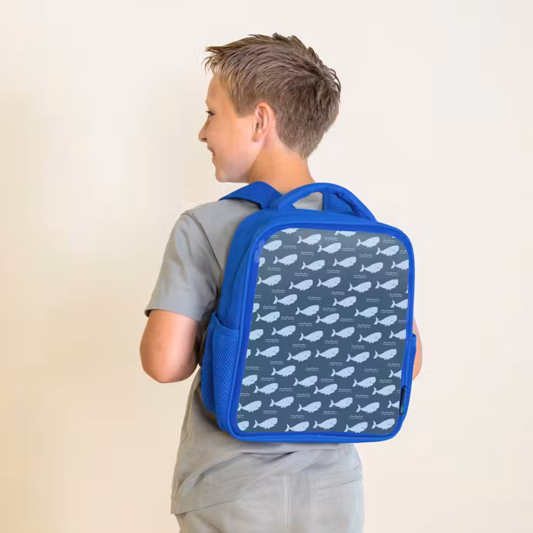 Klein - Oceaan - Golven - Blauw Kinderrugzak - Blauw middel 862 -sfeer2