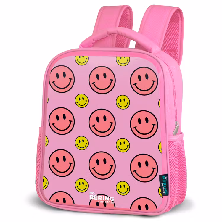 All smiles roze Kinderrugzak - Roze middel -schuin
