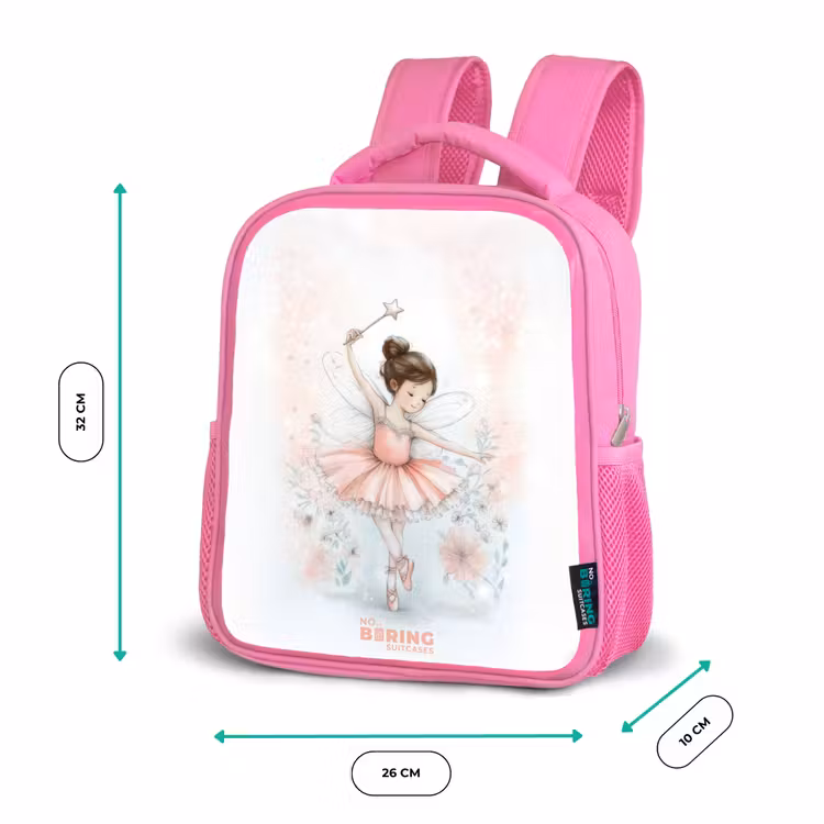 Ballerina - Elf - Fee Kinderrugzak - Roze middel -productfoto_formaten