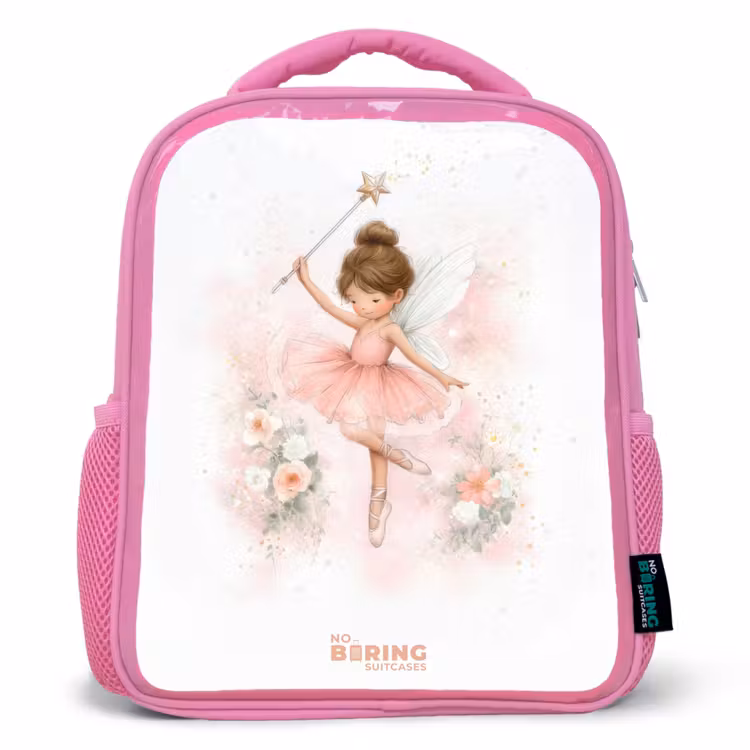 Ballerina fee in roze Kinderrugzak - Roze middel -3d