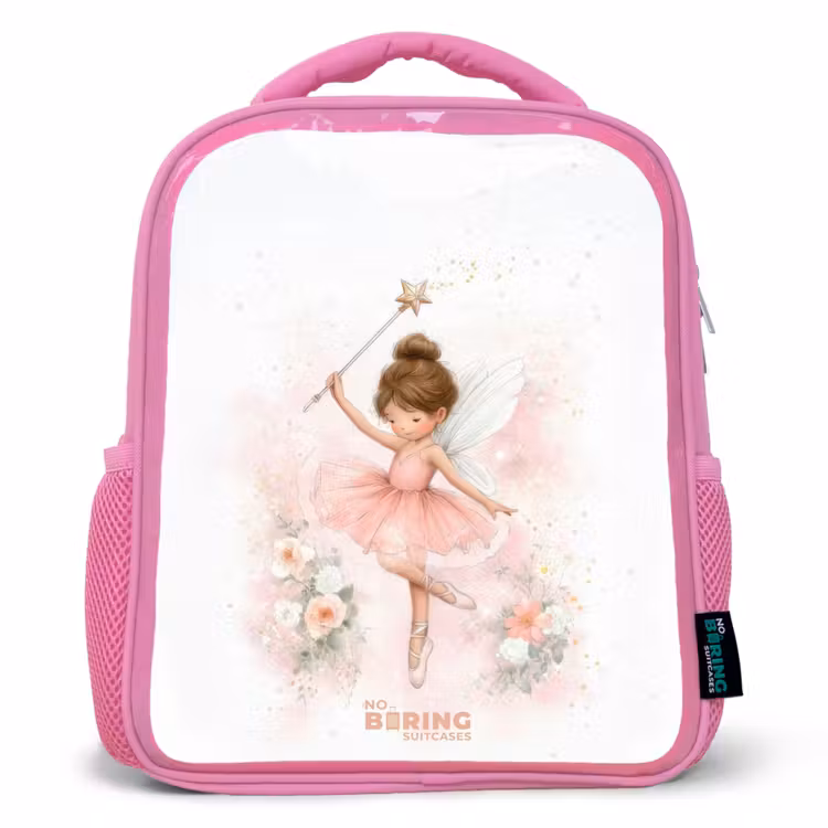 Ballerina fee in roze Kinderrugzak - Roze middel -3d