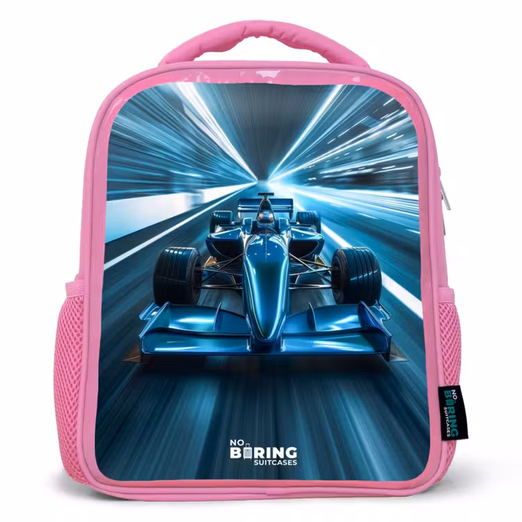 Blazing blue Kinderrugzak - Roze middel -3d