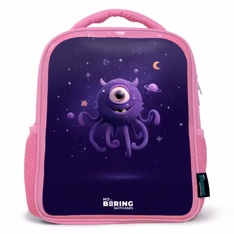 Kosmisch tentakelmonster Kinderrugzak - Roze middel -3d