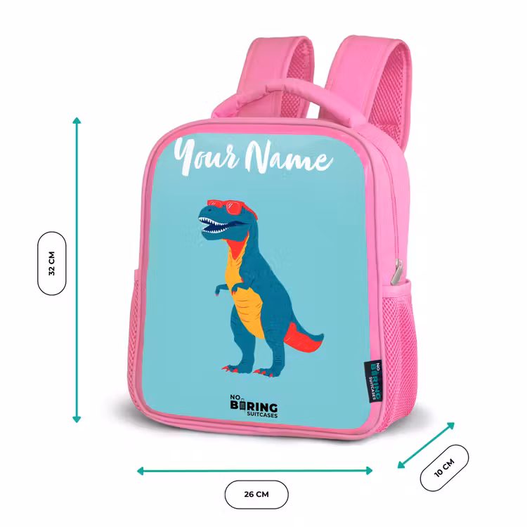 Dino - Dier - Zonnebril Kinderrugzak - Roze middel -productfoto_formaten