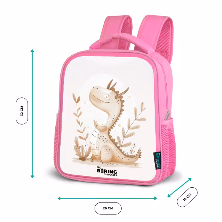 Dobby draakje Kinderrugzak - Roze middel -productfoto_formaten