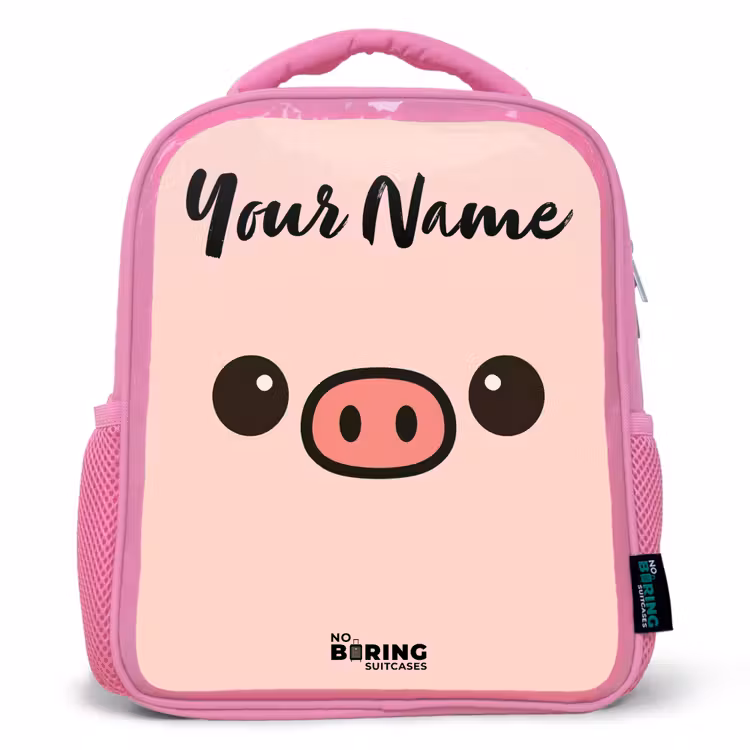 Kawai - Varken - Roze Kinderrugzak - Roze middel -3d