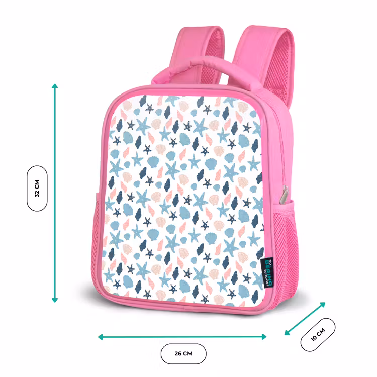 Klein - Oceaan - Rif - Multi Kinderrugzak - Roze middel 863 -productfoto_formaten