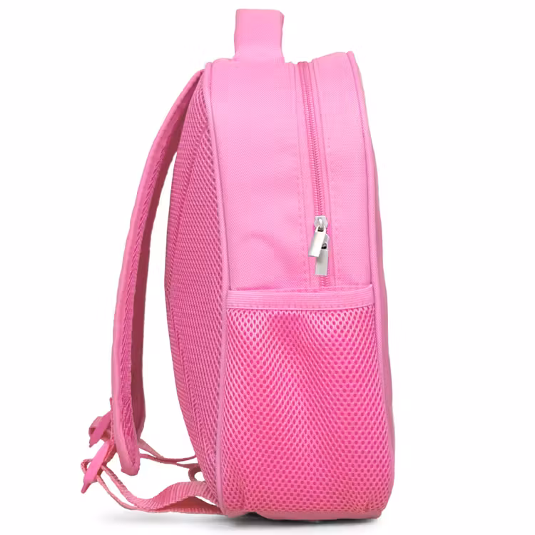 Voetbal - Jongen - Goal - Voetbaltenue Kinderrugzak - Roze middel -zijkant