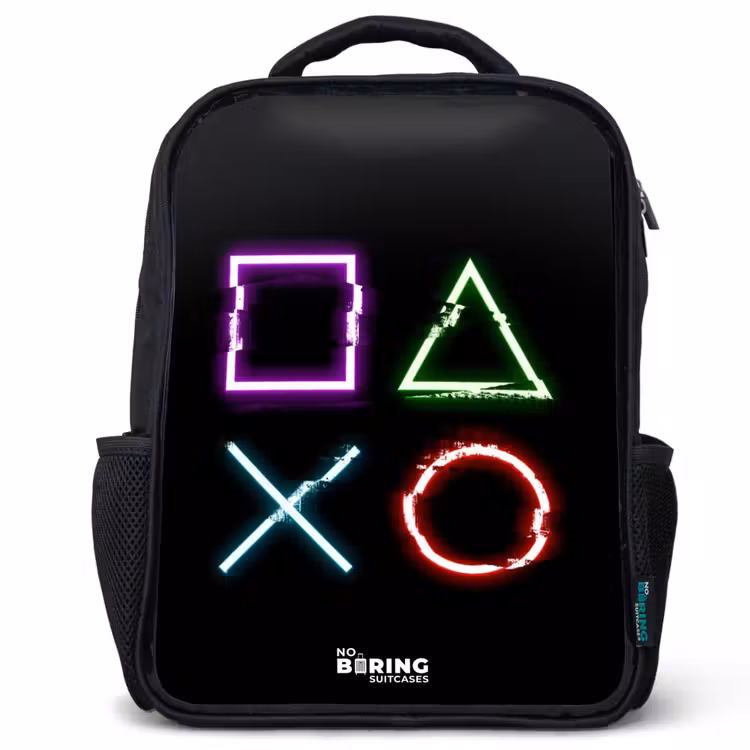Knoppen van een gameconsole Rugzak - Zwart middel -3d