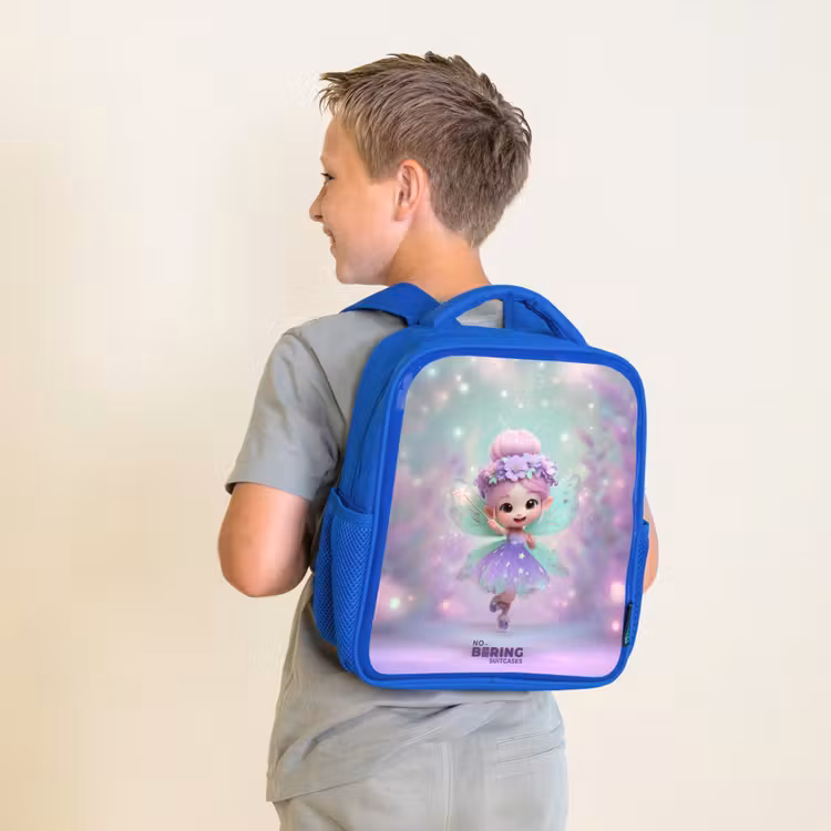 Elf - Tover - Magisch Kinderrugzak - Blauw middel -sfeer2