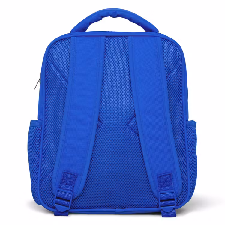 Groen monster op maansikkel Kinderrugzak - Blauw middel -achterkant