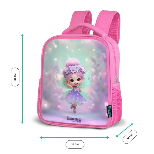 Elf - Tover - Magisch Kinderrugzak - Roze middel -productfoto_formaten