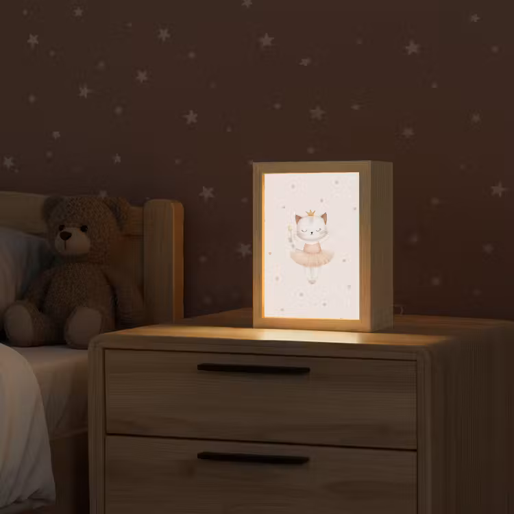 Ballerina - Kitten - Beige - Stippen Light Box met kabel klein -sfeer1_kind