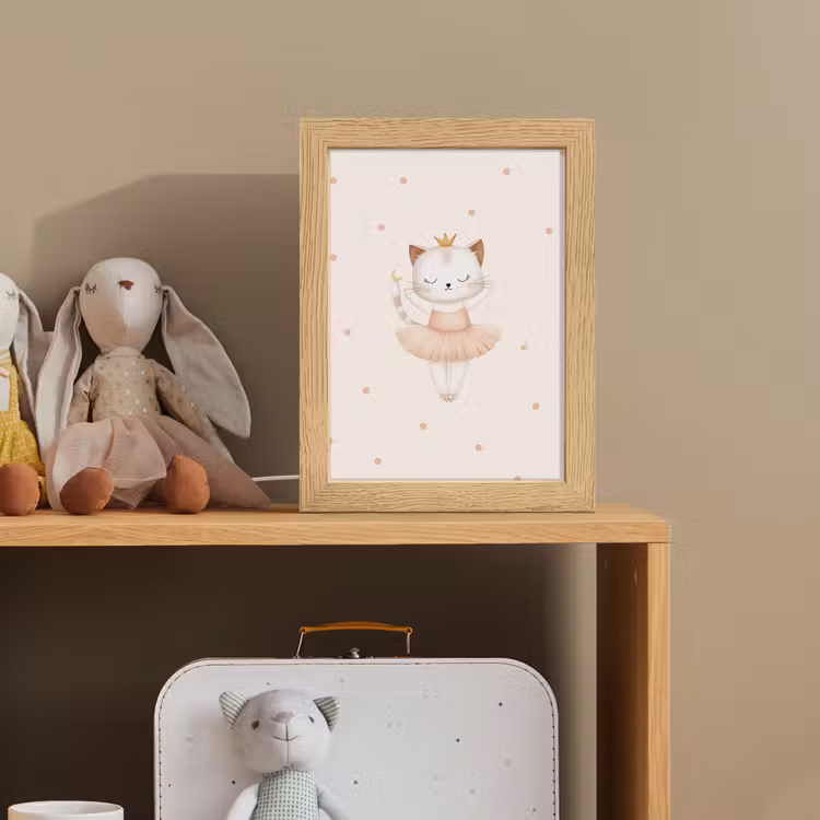 Ballerina - Kitten - Beige - Stippen Light Box met kabel klein -sfeer2_kind