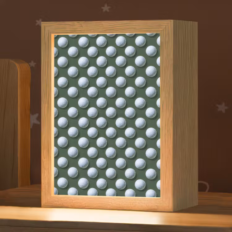 Ballen - Golf - Groen Light Box met kabel (Kinderlampje) klein 904 -zzz_3d_website