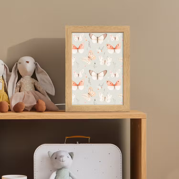 Vlinder - Patroon - Pastel Light Box met kabel klein -sfeer2_kind
