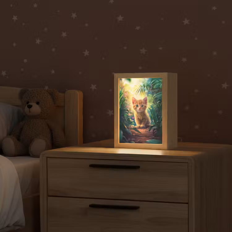 Kat - Huisdier - Natuur Light Box met kabel klein -sfeer1_kind