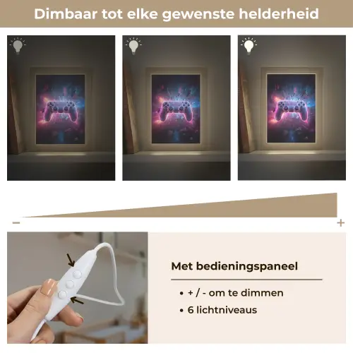Controller - Neon - Explosie - Abstract Light Box met kabel klein -USP_dimbaarNL