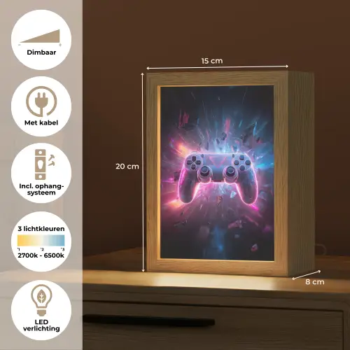 Controller - Neon - Explosie - Abstract Light Box met kabel klein -USP_NL