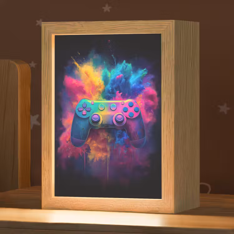 Controller - Neon - Explosie - Kleurrijk Light Box met kabel klein -zzz_3d_website