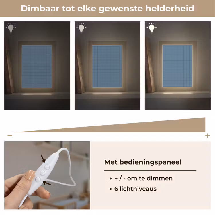 Ruiten - Geometrisch - Blauw Light Box met kabel (Kinderlampje) klein 904 -USP_dimbaarNL