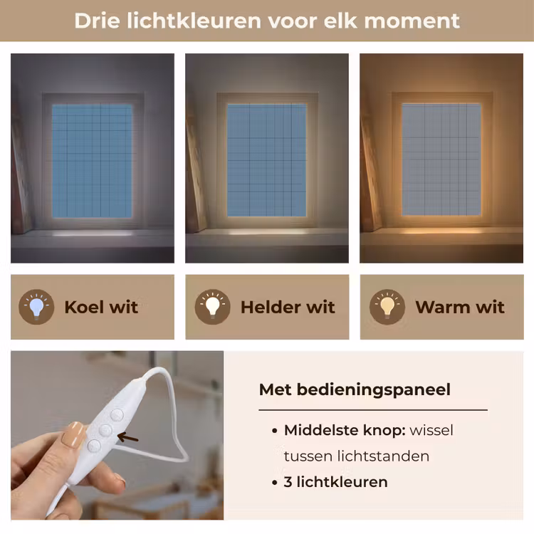 Ruiten - Geometrisch - Blauw Light Box met kabel (Kinderlampje) klein 904 -USP_lichtkleurNL
