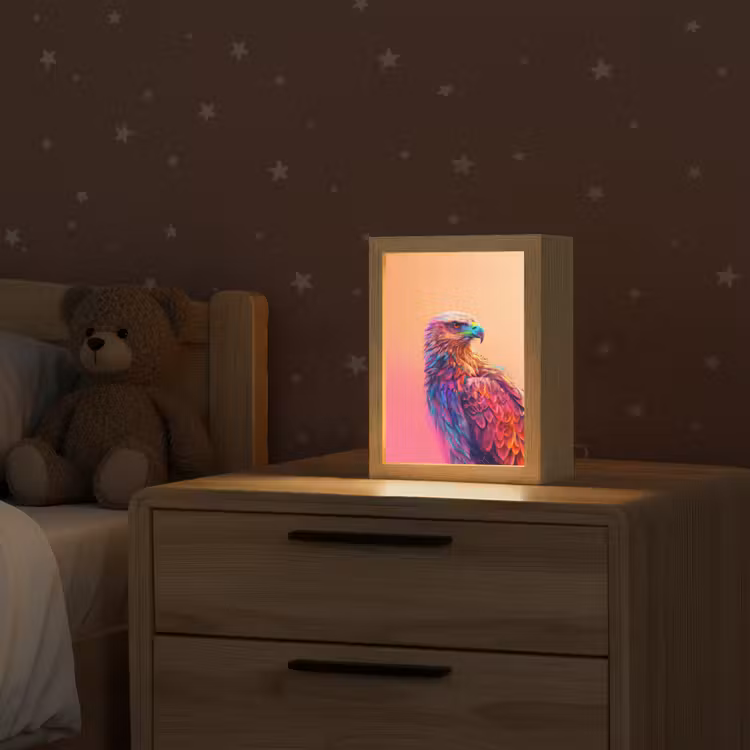 Arend - Vogel - Kleurrijk - Dier Light Box met kabel klein -sfeer1_kind