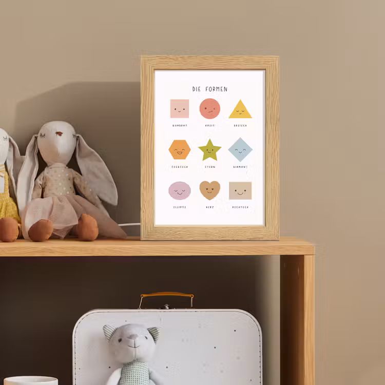 Educatief - Vormen leren - Wit - Geometrische vormen Light Box met kabel klein -sfeer2_kind