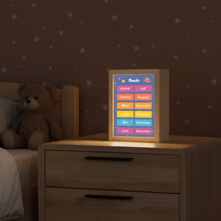 Educatief - Maanden - Ruimte - Leren Light Box met kabel klein -sfeer1_kind