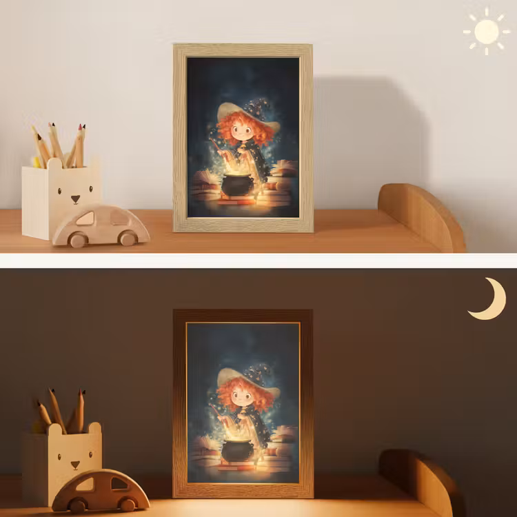 Tovenares - Meisje - Boeken - Toveren Light Box met kabel klein -sfeer3_kind