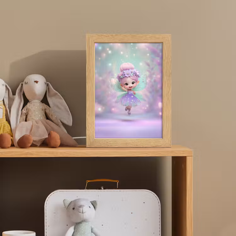 Fee - Paars - Sprookje Light Box met kabel klein -sfeer2_kind