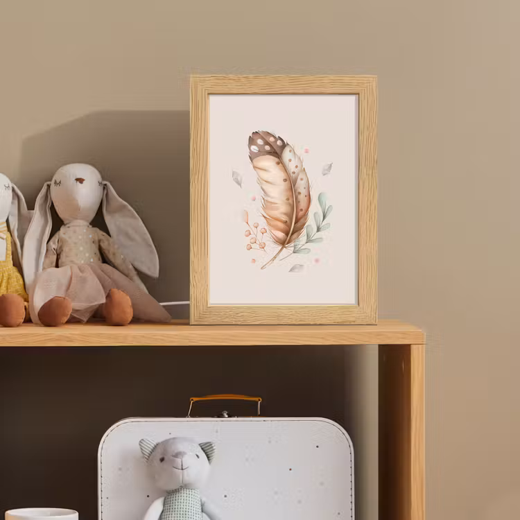 Veer - Bohemian - Boho - Pastel kleuren Light Box met kabel klein -sfeer2_kind