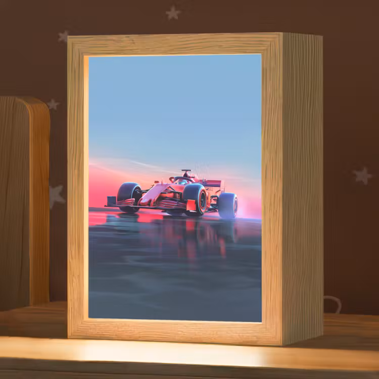 Formule 1 - Race - Auto - Jongens Light Box met kabel klein -zzz_3d_website