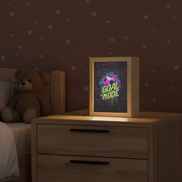 Goal - Mode - Neon - Voetbal Light Box met kabel klein -sfeer1_kind