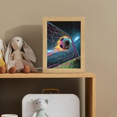 Goal - Voetbal - Vuur - Stadion Light Box met kabel klein -sfeer2_kind