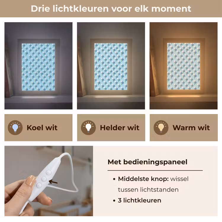 Golf - Ballen - Blauw Light Box met kabel (Kinderlampje) klein 904 -USP_lichtkleurNL