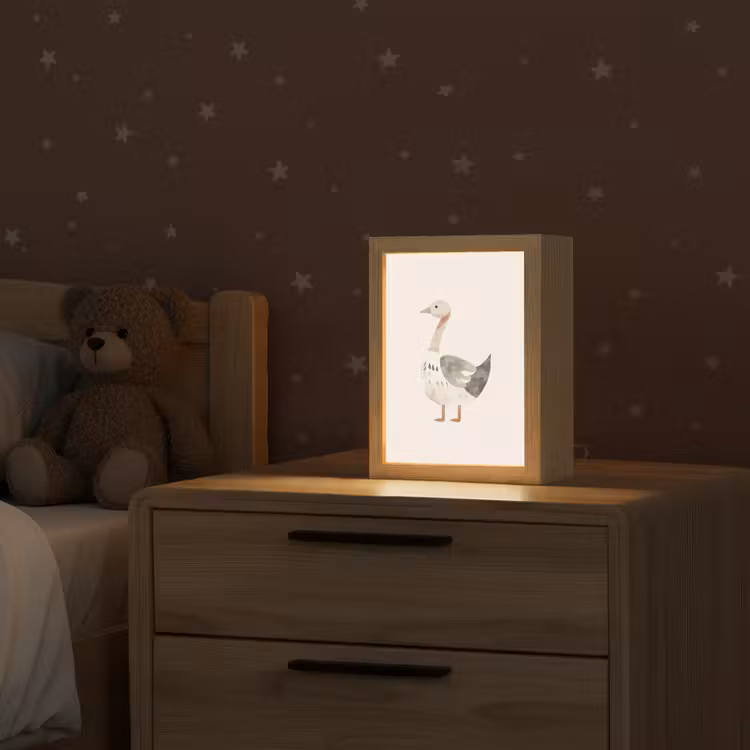 Gans - Dier - Pastel kleuren Light Box met kabel klein -sfeer1_kind