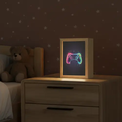 Grafisch - Controller - Neon - Verfspatten Light Box met kabel klein -sfeer1_kind