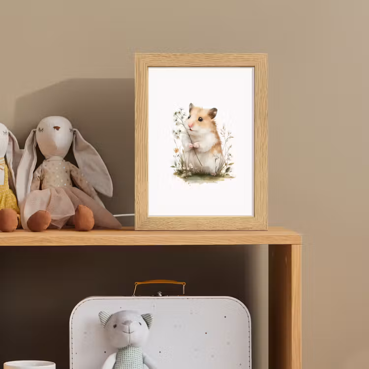 Hamster - Bloemen Light Box met kabel klein -sfeer2_kind