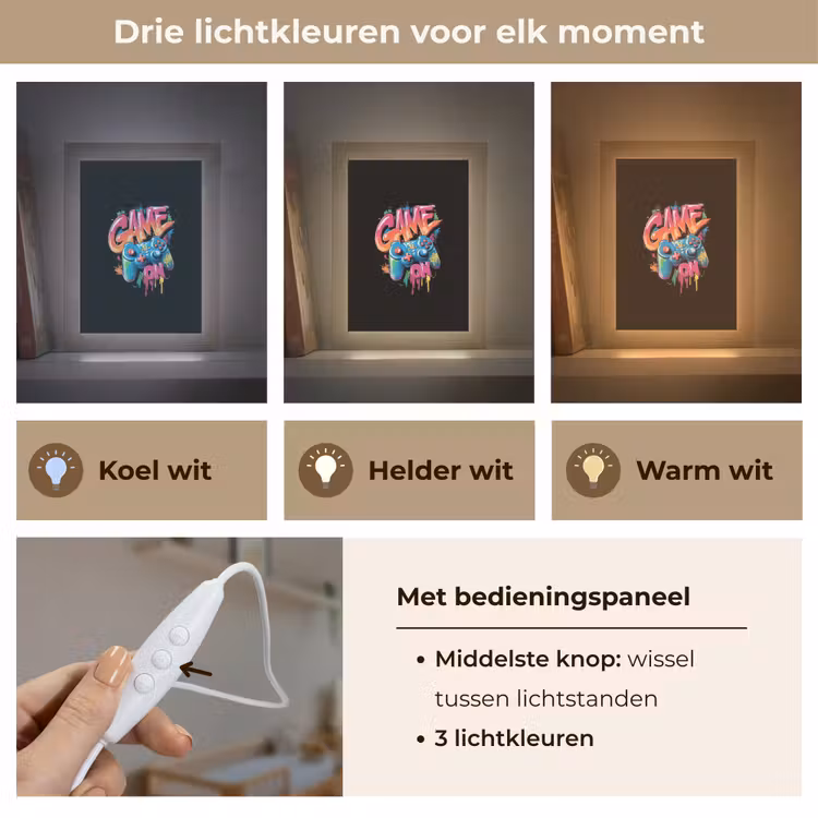 Illustratie - Graffiti - Kleurrijk - Controller Light Box met kabel klein -USP_lichtkleurNL