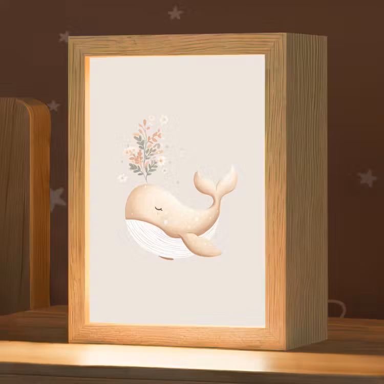 Illustratie - Minimalistisch - Illustratie - Bloemen Light Box met kabel klein -zzz_3d_website