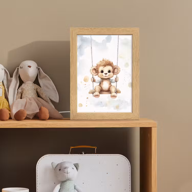 Aap - Dier - Kinderen Light Box met kabel klein -sfeer2_kind