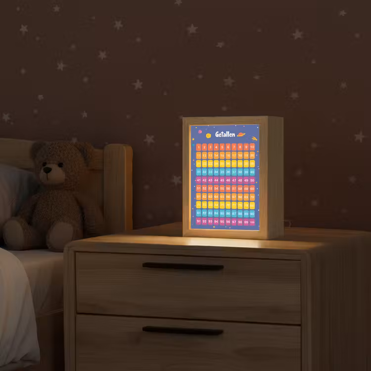 Getallen - Leren tellen voor kinderen - Getallenlijn - Cijfers - Ruimte Light Box met kabel klein -sfeer1_kind