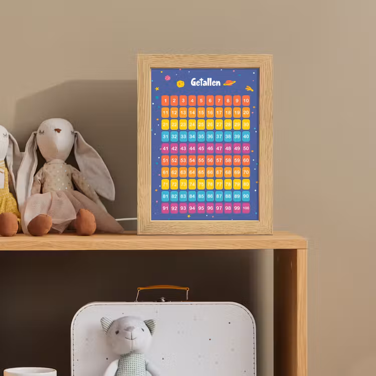 Getallen - Leren tellen voor kinderen - Getallenlijn - Cijfers - Ruimte Light Box met kabel klein -sfeer2_kind
